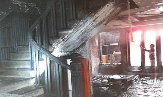 Nghệ An: Cháy nhà 3 tầng ngay giữa lòng TP Vinh