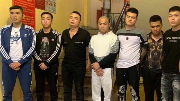 Nhóm đối tượng tại cơ quan Công an.