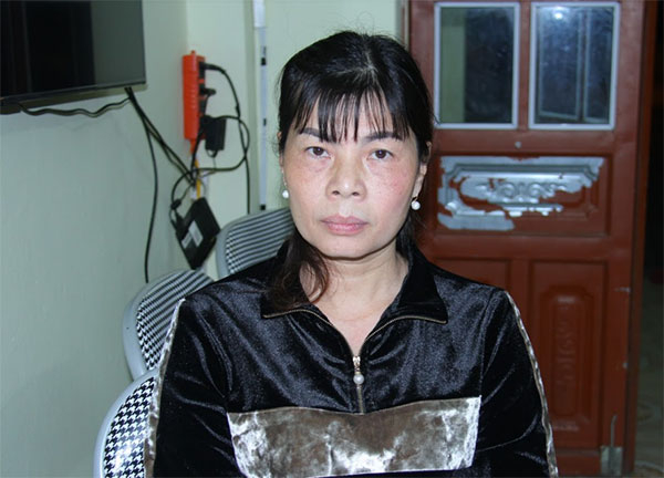 Đối tượng Phạm Thị Khuyên.