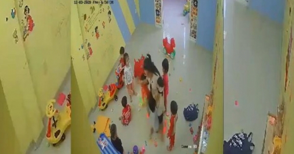 Khánh Hòa: Cô giáo đánh, xách tay trẻ mần non trong lớp