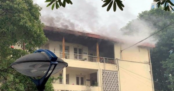 Hỏa hoạn tại tòa nhà thuộc trụ sở Bộ Xây dựng