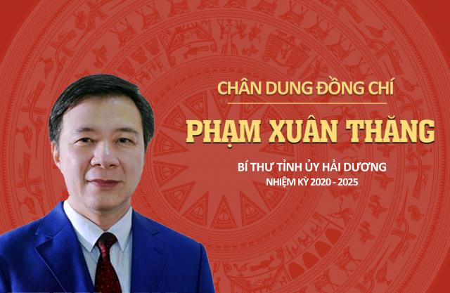 INFOGRAPHICS - Chân dung tân Bí thư Tỉnh ủy Hải Dương Phạm Xuân Thăng