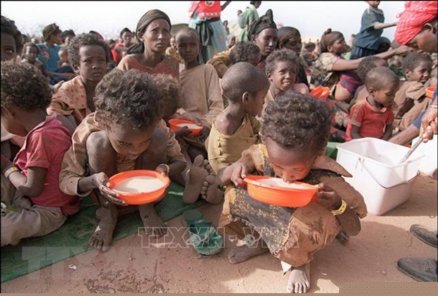 Nạn đói liên tục tăng cao và tiếp tục hoành hành tại nhiều khu vực trên thế giới, đặc biệt là Tây Phi do đại dịch COVID-19 (Nguồn:TTXVN)