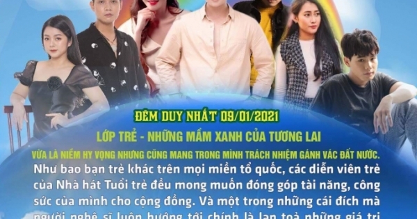 Chuẩn bị công diễn các tiết mục đạt giải tại cuộc thi "Tài năng trẻ diễn viên kịch nói toàn quốc 2020"