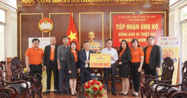 SHB góp phần hỗ trợ người dân miền Trung ổn định sau bão, lũ