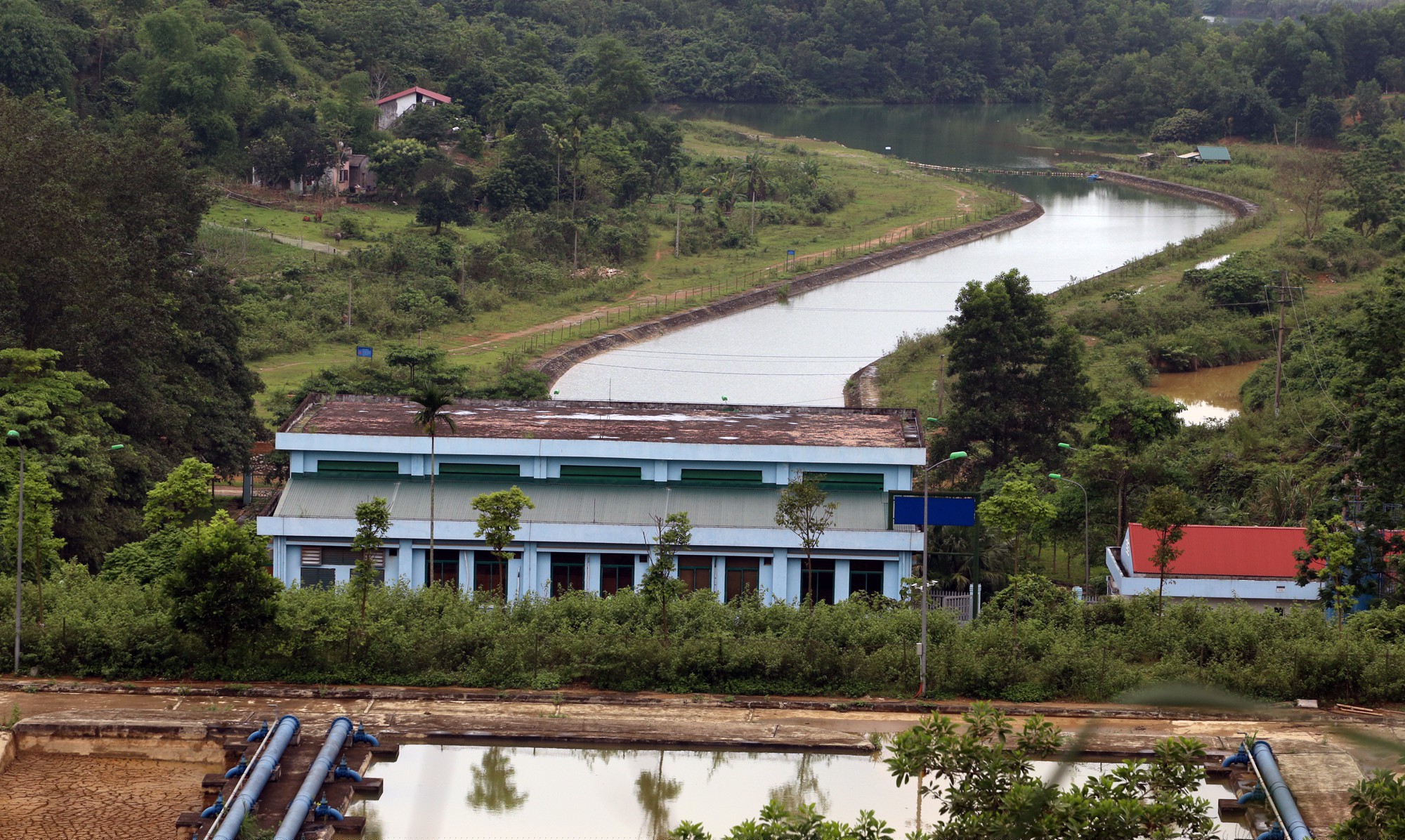 Viwasupco cung cấp nguồn nước sạch cho TP Hà Nội từ vùng thượng lưu sông Đà thuộc tỉnh Hòa Bình. Ảnh: Di Linh