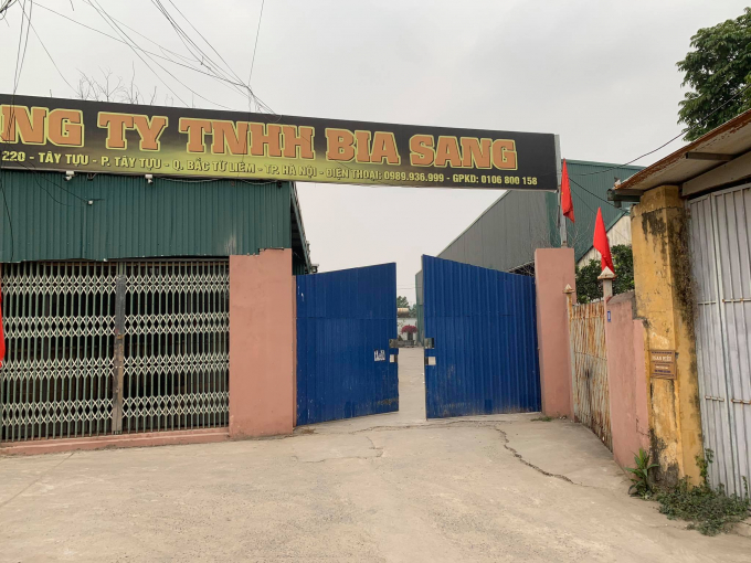 Khu đất mà ông Phạm Hùng xây dựng nhà xưởng không phép.