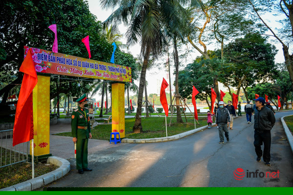 Cận cảnh 3 điểm bắn ph&aacute;o hoa ch&agrave;o đ&oacute;n năm mới ở H&agrave; Nội