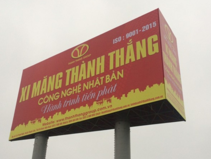 Xi măng Thành Thắng.