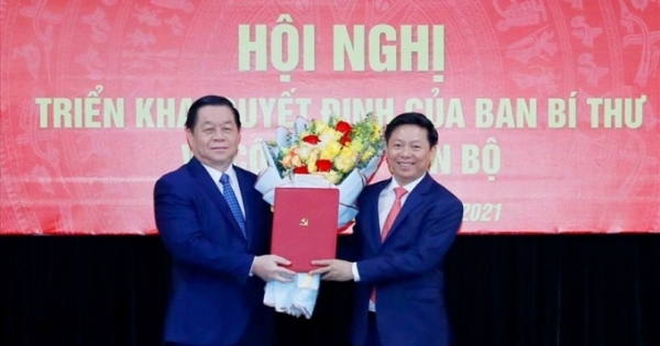 Bổ nhiệm ông Trần Thanh Lâm giữ chức Phó trưởng Ban Tuyên giáo Trung ương