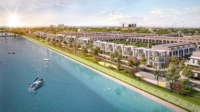 TNR Stars Bỉm Sơn với hệ thống c&ocirc;ng vi&ecirc;n ven s&ocirc;ng d&agrave;i 888m rộng 30m khẳng định dấu ấn đ&ocirc; thị thịnh vượng mới tại Thanh H&oacute;a.