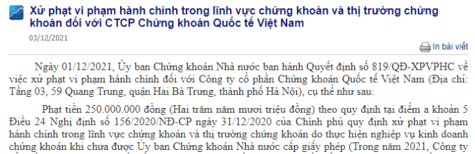 ctcp chung khoan vn