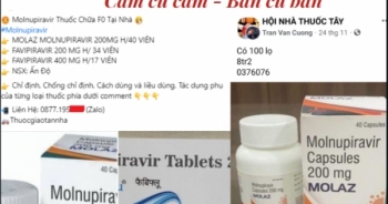 Thuốc trị Covid-19 miễn phí nhưng được rao bán 14,5 triệu đồng/hộp!