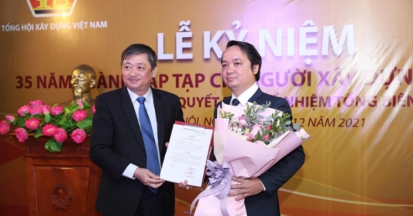 Ông Hoàng Chiến Thắng làm Tổng biên tập Tạp chí Người Xây dựng