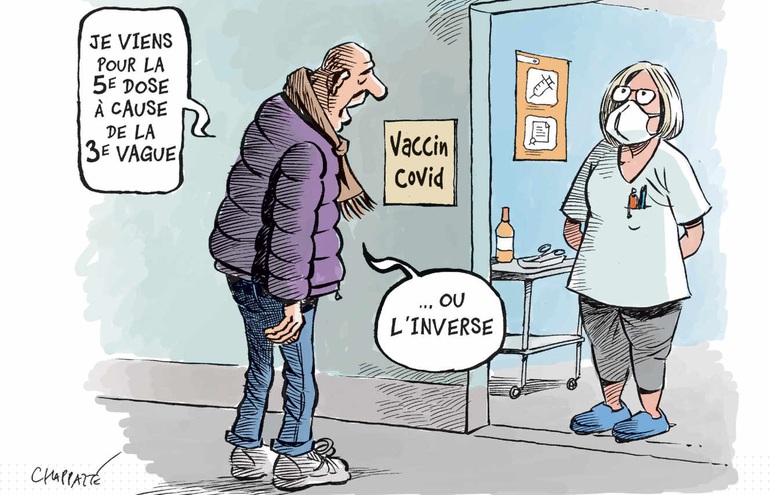 Bức vẽ biếm họa của nhật báo Pháp Le Monde (Ảnh: Le Monde).