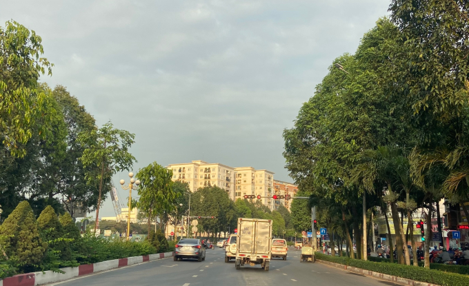 Một góc thành phố Biên Hòa.