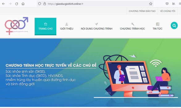 Chương trình học được thiết kế sinh động thông qua các bài viết, video dễ hiểu phù hợp với đối tượng thanh thiếu niên - Ảnh: NGUYỄN HIỀN