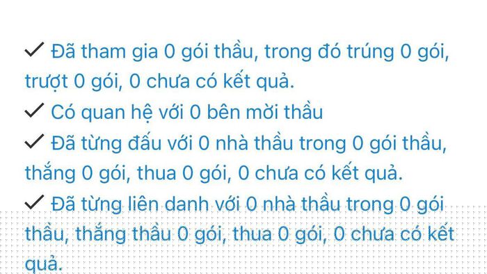 Thành tích' đấu thầu của Ngọc Sao Thủy.