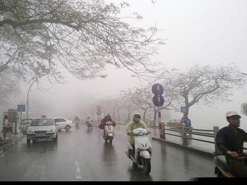 Bắc Bộ mưa, trời chuyển rét. Ảnh minh họa/internet