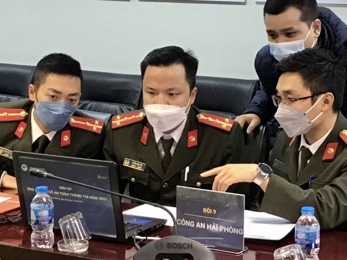 10 đội ứng cứu sự cố an ninh mạng của TP tham gia diễn tập.