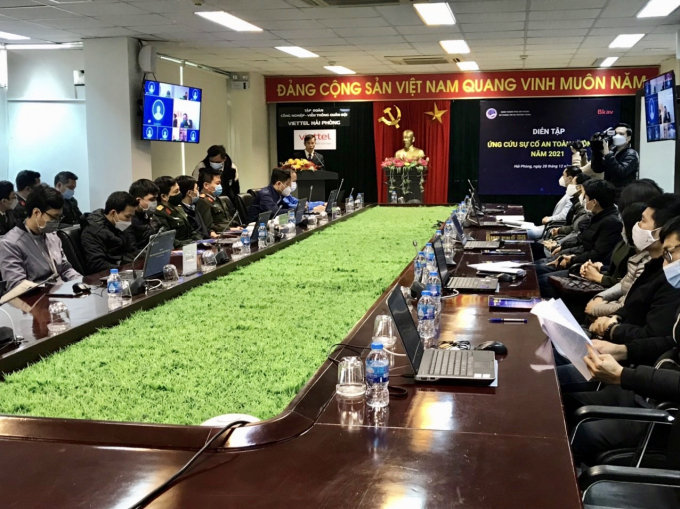 Quang cảnh buổi diễn tập .