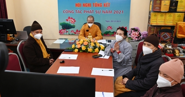 Ban Hướng dẫn Phật tử Trung ương tổng kết Phật sự năm 2021 và đề ra phương hướng hoạt động năm 2022