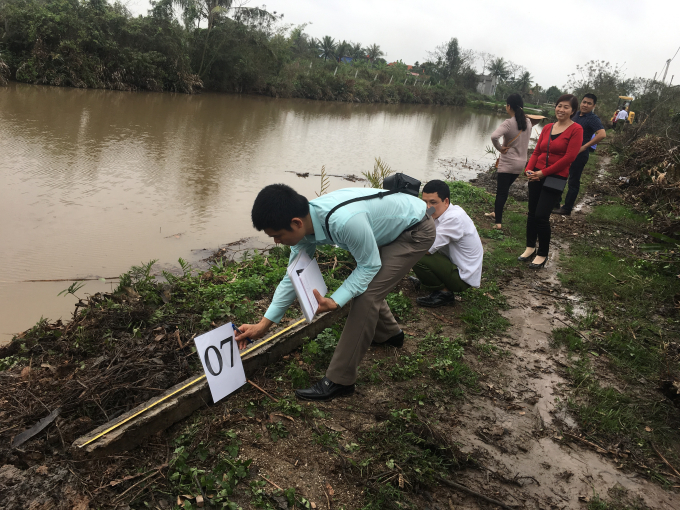 Hội đồng định giá và Công an quận Đồ Sơn tiến hành định giá tài sản bị huỷ hoại .