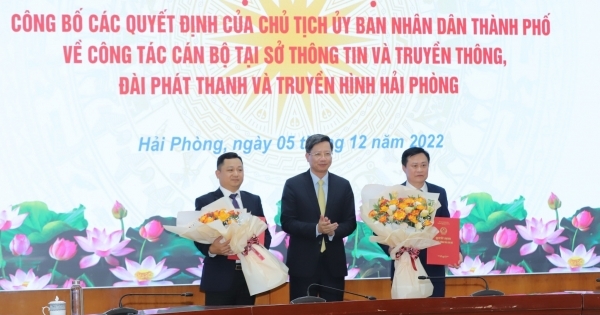 Hải Phòng: Triển khai quyết định một số nhân sự mới