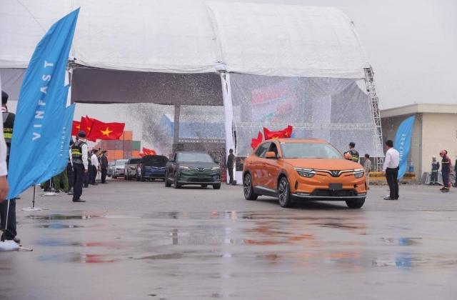 Hải Phòng: Vinfast xuất khẩu lô xe điện đầu tiên ra thế giới