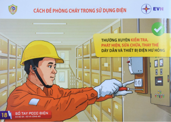 EVNHANOI khuyến nghị một số biện pháp phòng cháy chữa cháy