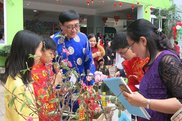 Học sinh Thủ đô sẽ được nghỉ Tết 8 ngày. (Ảnh: CTV/Vietnam+)