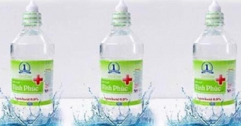 Bộ Y tế thu hồi lô sản phẩm Nước muối Vĩnh Phúc