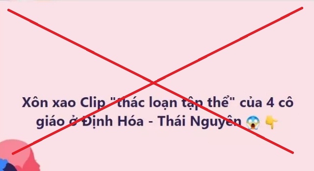 B&aacute;c bỏ th&ocirc;ng tin 4 c&ocirc; gi&aacute;o th&aacute;c loạn tại Th&aacute;i Nguy&ecirc;n