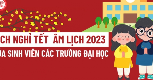 Hơn 60 trường Đại học công bố lịch nghỉ tết Nguyên Đán 2023