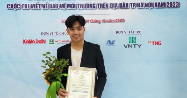 Báo Pháp luật Việt Nam đạt giải trong "Cuộc thi viết về bảo vệ môi trường trên địa bàn TP Hà Nội năm 2023"