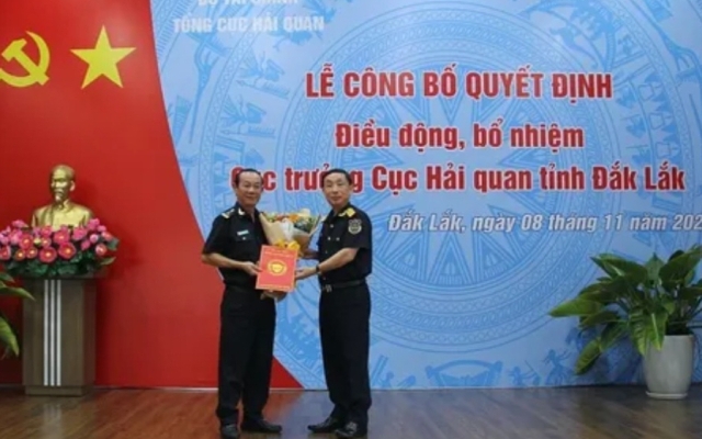 &Ocirc;ng Trần Hải Sơn giữ chức Cục Trưởng Cục Hải quan Đắk Lắk