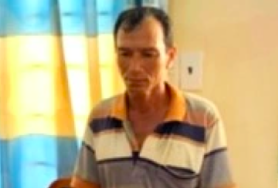 Đối tượng Diệp Đen tại cơ quan Công an. (Ảnh: Công an Bạc Liêu).