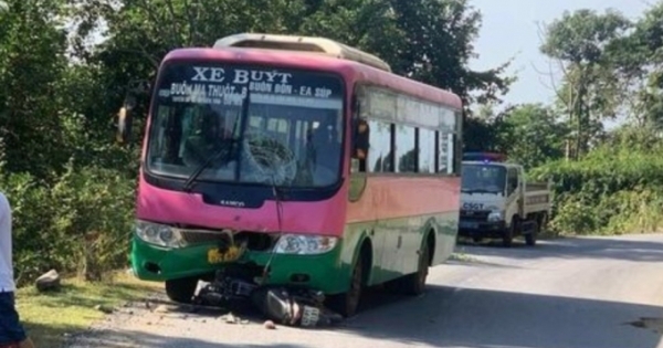 Đắk Lắk: Va chạm với xe být, hai cha con tử vong trên đường đi cấp cứu