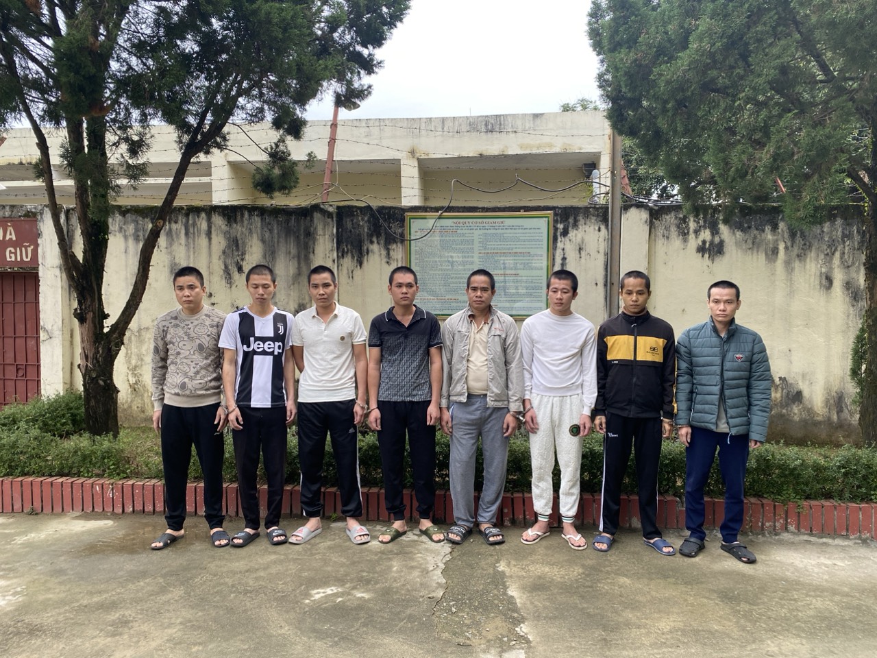 Các đối tượng trong đường dây mua bán ma túy