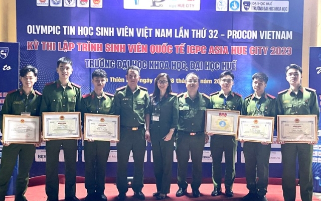 Học viện CSND ‘ẵm’ giải Nhất cuộc thi về lập trình