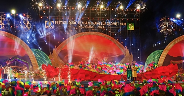 Khai mạc Festival quốc tế ngành hàng lúa gạo Việt Nam - Hậu Giang 2023