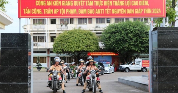 Công an Kiên Giang ra quân tấn công, tội phạm liên tiếp sa lưới