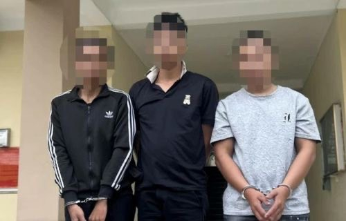 C&aacute;c đối tượng tại cơ quan c&ocirc;ng an.