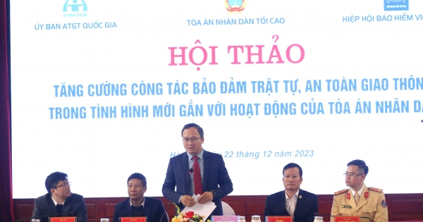 Tăng cường công tác đảm bảo TTATGT gắn với hoạt động của hệ thống TAND