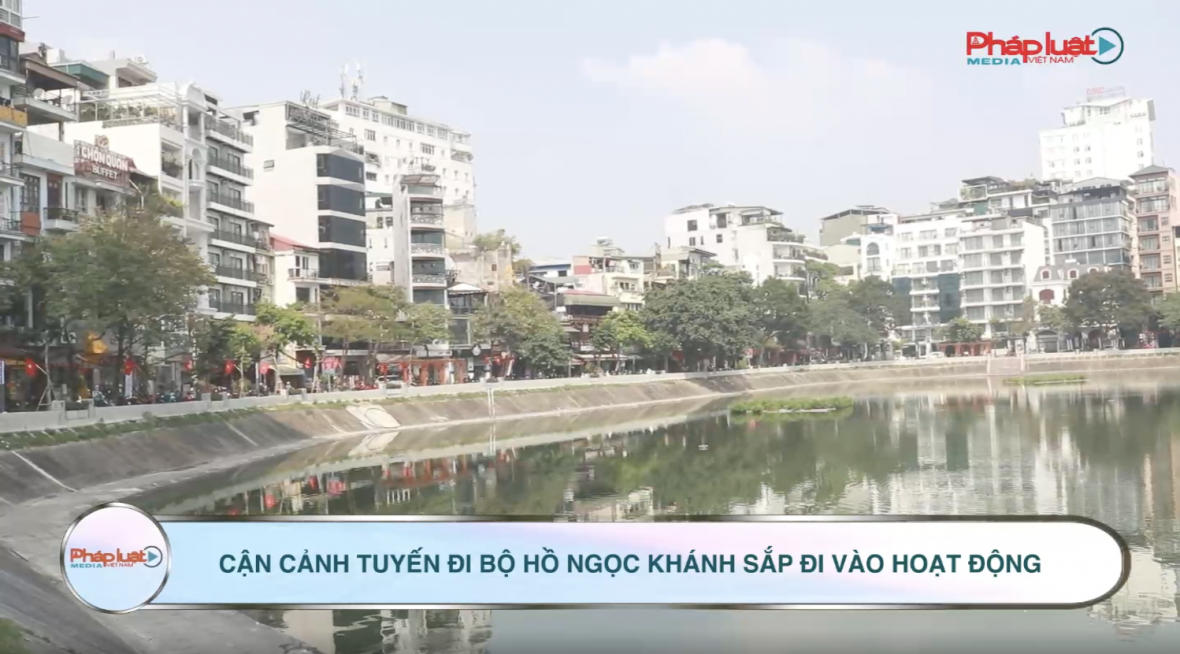 Cận cảnh tuyến phố đi bộ hồ Ngọc Khánh sắp đi vào hoạt động