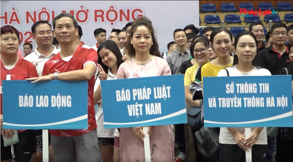 Báo Pháp luật Việt Nam giành huy chương vàng tại Hội khỏe Hội Nhà báo thành phố Hà Nội mở rộng năm 2024