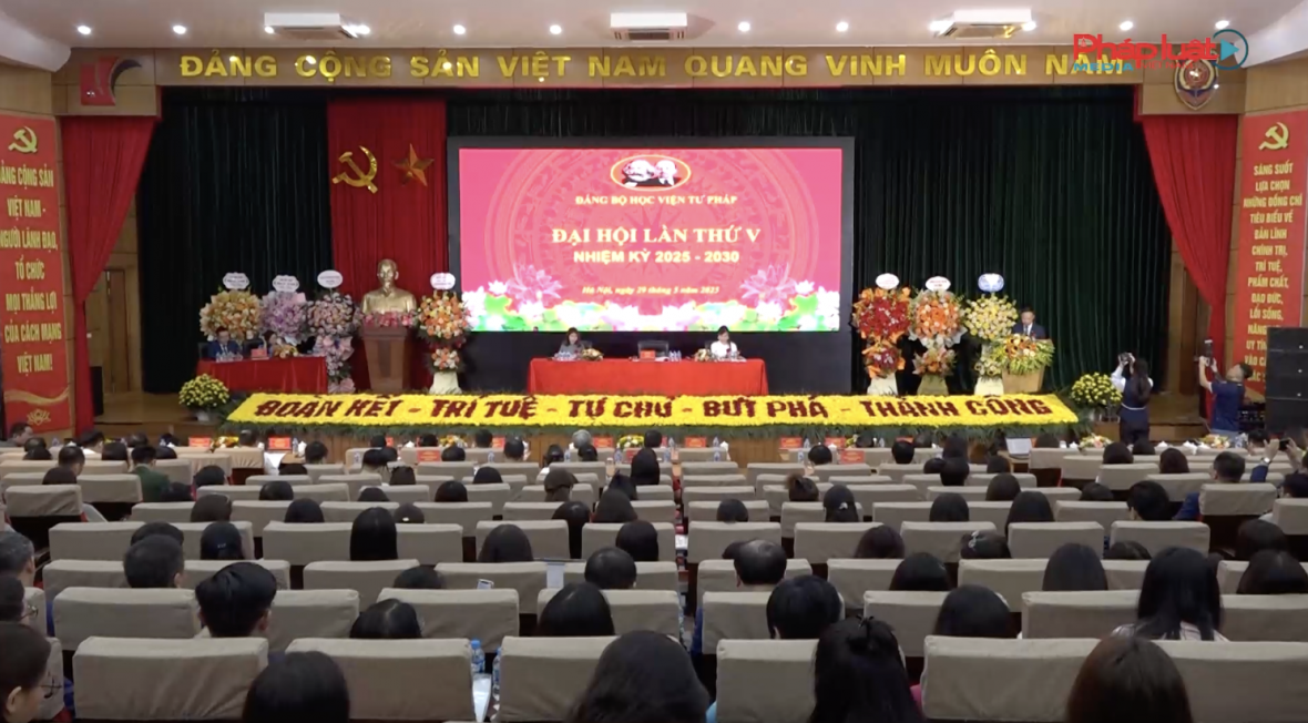 Học viện Tư pháp tổ chức thành công Đại hội Đảng bộ lần thứ V