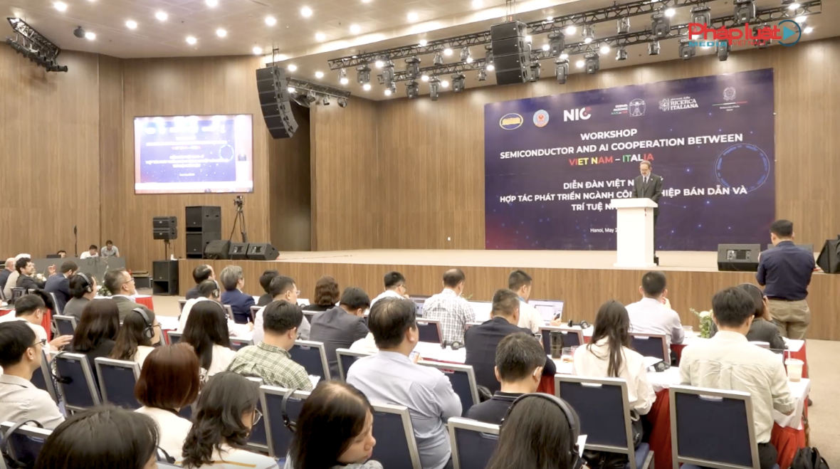 Việt Nam - Italia hợp tác phát triển công nghiệp bán dẫn và trí tuệ nhân tạo
