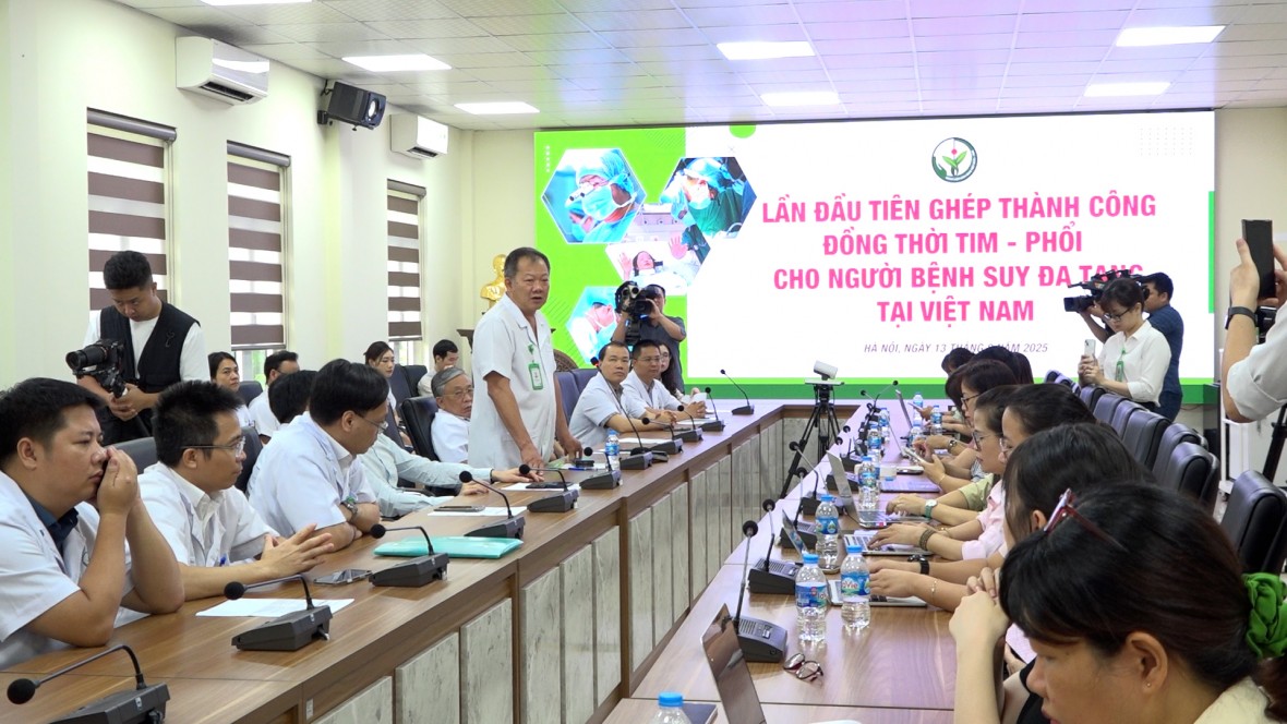 Bệnh viện Việt Đức chinh phục thành công kỹ thuật ghép tim – phổi phức tạp bậc nhất thế giới