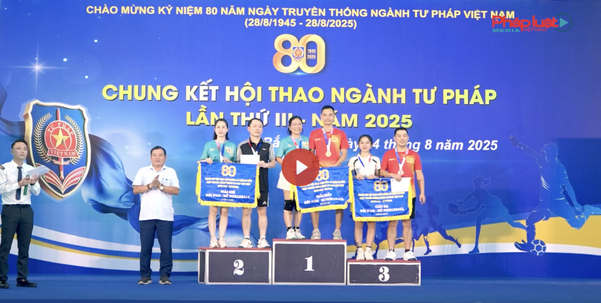 Chung kết Hội thao ngành Tư pháp lần thứ III năm 2025